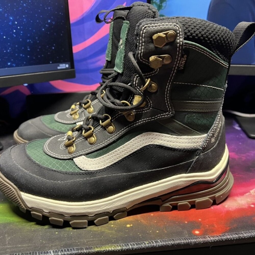 VANS Arthur Longo x Snow Kicker Boots GORE-TEX MTE-3 Mens 6.5 Womens 8 Green